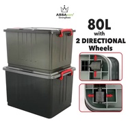 Abbaware 80L storage box with wheels