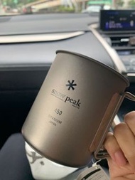 Snow peak 單層450ml鈦杯