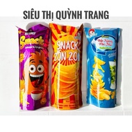 Combo 6-12 Packs of Lala Linh Snacks 52g Crispy Dried Potato Flavor, Grilled Corn with Cheese, Zon Z