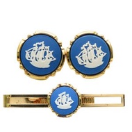 Wedgwood 金屬領帶夾與袖扣 [二手]