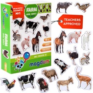 Fridge Magnets Children's magdum Farm Photo - 16 Large Fridge Magnets for Toddlers - Children's Magn