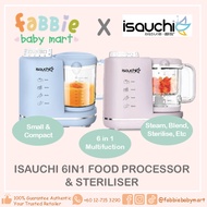 [Fabbie Baby Mart] Isa Uchi Ismart 6-In-1 Function Baby Food Processor