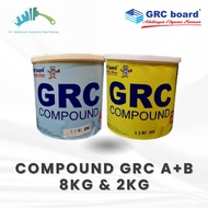 GRC Board Kompon Compound Compond A+B 2Komponen - 2kg / 8kg - Compound AB 2kg - 2kg
