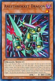 Yu-Gi-Oh! - Anesthrokket Dragon - SDRR-EN007 - Common - 1st Edition - Structure Deck: Rokket Revolt