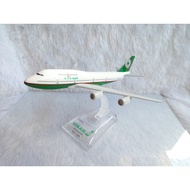 Eva Air Diecast Airplane Boeing B747 with Stand Label!