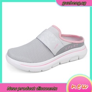 [35-42]lightweight women Half shoes mesh Slip on Shoes Causal shoes for women