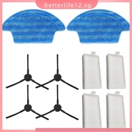 【BETL】❥Side Brush Filter Mop Cloth for iLife V55 Pro Robotic Vacuum Cleaner Spare Parts ❥