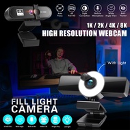 4K Webcam 2K Full HD Web Camera For PC Computer Laptop USB Web Cam Auto Focus Laptop Built-in Microp