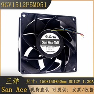 SANYO SANYO 15050 12V 1.2A 15CM High Speed Fan 9GV1512P5M031 wangh2
