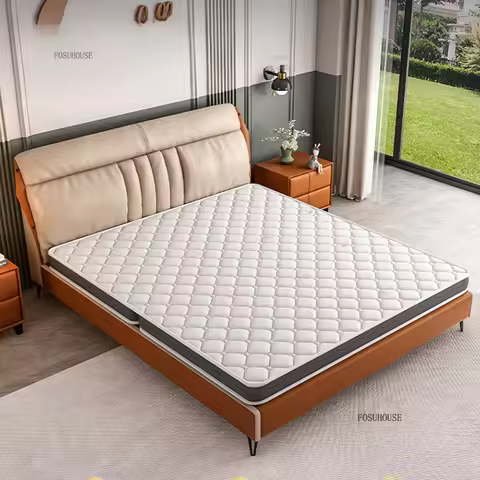 Two Folding Coconut Palm Mattress for Model Room Thickened Sponge Bed Mattresses Creative Convenient