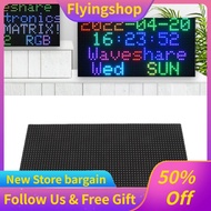 flyingshop RGB Panel 64x32  2048 DOTS Pixels 4mm Pitch 5V Sign Display for RPi Pico ESP32 DIY Creato