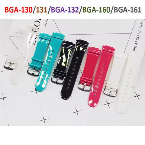 Silicone Band watch BGA-130/131/BGA-132/BGA-160/BGA-161 Strap Replacement Wrist smart bracelet BGA13