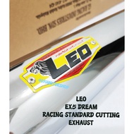 LEO GL RACING CHAMBER BUNYI BIG BORE 28MM RACING STANDARD CUTTING EX5 DREAM EXHAUST PIPE BIG FLOW OP