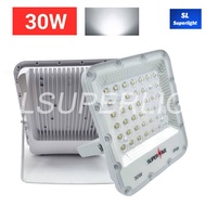 สปอร์ตไลท์ led ทรง Philips 30W - 200W รุ่น Slim บอดี้ขาว คุณภาพสูง ราคาโรงงาน  Floodlight สนามฟุตบอล