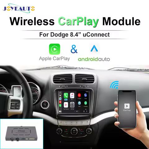 JoyeAuto Wireless Apple CarPlay for Dodge 8.4 inch Charger Ram Challenger Journey Durango Android Au