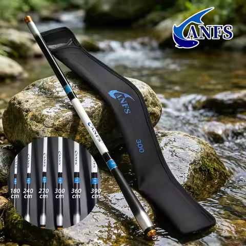 ANFS 1piece Telescopic Fishing Rod,Stream Rod, Lightweight Fishing Rod for Rivers180cm/240cm/270cm/3