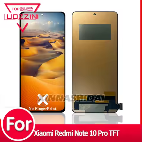 6.67"SUPER TFT For Xiaomi Redmi Note 10 Pro 4G Display LCD Touch Screen For Redmi Note10Pro Display 