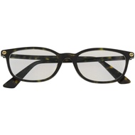 成色極佳的 Gucci 近視眼鏡，日本型號 GG0123OJ，塑膠鏡框，002 哈瓦那太陽眼鏡，0599 [二手] GUCCI