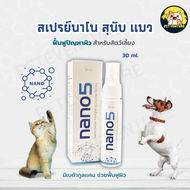 Nano5 Nano Silver Multi-purpose Spray สำหรับสุนัขและแมว ขนาด 30 มล.