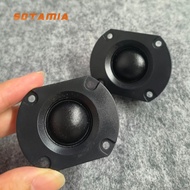 SOTAMIA 2Pcs Mini Tweeter Audio Speaker 8 Ohm 10W Runway Type Silk Film Dome Treble Speaker  DIY Blu
