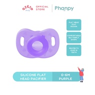 Phanpy Silicone Flat Head Pacifier 0 -6M - Purple