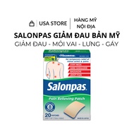 [Us Sales Only] SALONPAS Us Market Pain Relief 20 Pieces (7.2cm X 4.6cm)