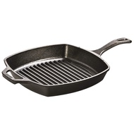 10.5" LODGE Cast Iron Square Grill Pan, L8SGP3 | % Authentic