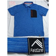 Field Core Bust 42-44 Inches Second Hand Hiking Collar T-Shirt Please Scroll Down To View The Upper 