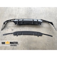 Mercedes Benz C-Class W205 Coupe C63 S Rear Bumper Diffuser Carbon Fiber