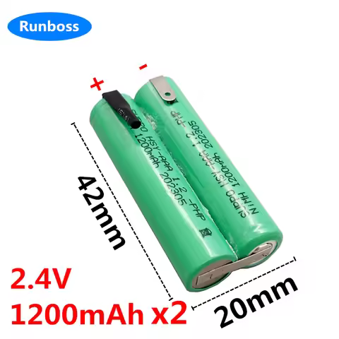 New 2.4V 1200mAh AAA EBR-BG2040 Ni-MH Electric Shaver Battery For Philips HQ8505 BodyGroom 7100 TT20