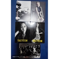 Girls Generation Taeyeon 3rd Japan Tour Photocard