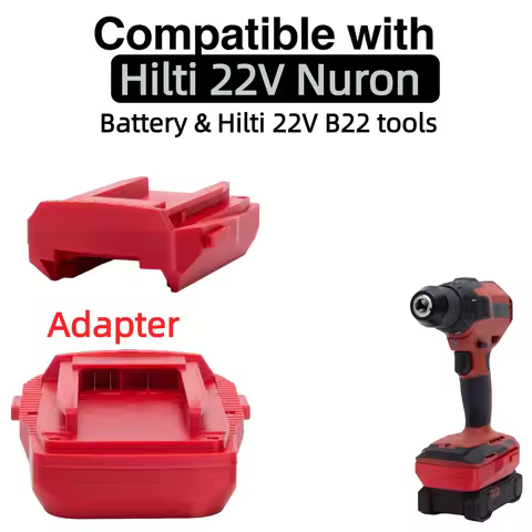 For Hilti 22V Nuron Series Li-ion Battery TO Hilti 22V B22 Series Cordless Tools Battery Adapter/Con
