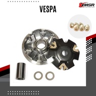 ชุดชามหน้าแต่ง ชุดชามแต่ง ชามหน้า DR.PULLEY แบรนด์ไต้หวันแท้ Vespa 125 รุ่นปีใหม่ หลังปี2021 แข็งแรง