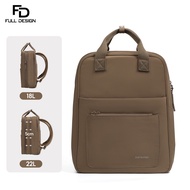 FULL DESIGN Flexpack Expandable Backpack for Men & Women, Lightweight Waterproof Nylon Laptop Backpa