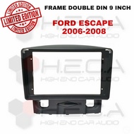 Frame 9" Ford Escape 2006-2012 Double Din 9 Inch Android Head Unit