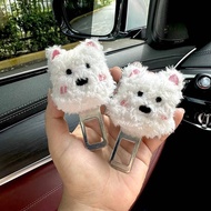 Super Cute West Highland Car Seat Belt Buckle Extension Stopper Multi-Functional Seat Belt Universal