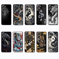 for 3c VIVO Y03 Y30T Y18 Y18S Y18E T3 Y37M Y19S Y28 V40 PRO Z9 lite NS23 Dragon Fashionable soft bla