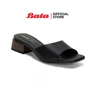 Bata บาจา รองเท้าผู้หญิงมีส้นแบบสวม รองเท้ามีส้น รองเท้าลำลองแบบสวม รองเท้าส้นสูง รองเท้ามีส้นแบบสวม รองเท้าส้นสูงใส่สบาย สำหรับผู้หญิง รุ่น ZEPHIE - สีแทน 6615169
