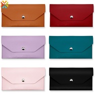 PU Leather Cash Envelopes Waterproof Money Envelope Reusable Cash Wallet Pouch Budget Envelope