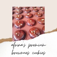 60pcs+/- Brownies Cookies Premium Chocolate - Biskut Brownies Kedut
