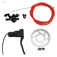  1 Set Scooter Brake Kit Safe Driving Repair Replacement Scooter Handbrake Handle Brake Cable Disc Brake Pad Set for Xiaomi M365/PRO/PRO2 Electric Scooter