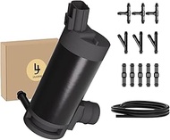 Windshield Washer Pump Replacement for 1997-2014 Ford F150, 2001-2007 Escape, Washer Fluid Pump with