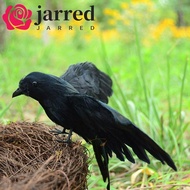 JARRED Fake Crow Decorative Durable Bird Deter Miniatures Hunting Decoy DIY Crow Statue