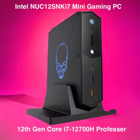 Original New Intel NUC12SNKi72 Gaming Mini PC Desktop Computer 12th Gen Core i7-12700H,Intel ARC A77
