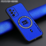 Softcase Leather Samsung A23 Case Luxury Ring Magnetic Premium Casing