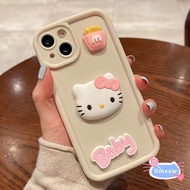 3D Hello Kitty Phone Case For Moto Edge 60 50 Fusion 85 G84 G64 G54 G53 G24 Power G04 G34 G22 G14 G3
