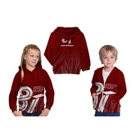 81th Indonesian Independence Day Children's Zipper Hoodie Jacket Happy Independence Day 17 August 8-