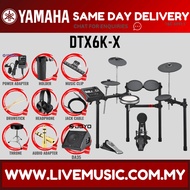 Yamaha DTX6K-X 5-Piece Electronic Drum Set with Amplifier,Drumsticks and Throne ( DTX6K X DTX6KX )