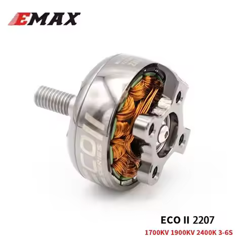 1PCS / 4PCS EMAX ECO II 2207 Brushless Motor 51466 1700KV 1900KV 2400KV 3-6S 2207 Motor for FPV Dron