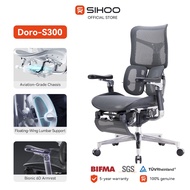 SIHOO Doro S300 Ergonomic Chair Full Mesh 6D Armrest Ergonomic Office Aluminium Chair Heavy Duty wit